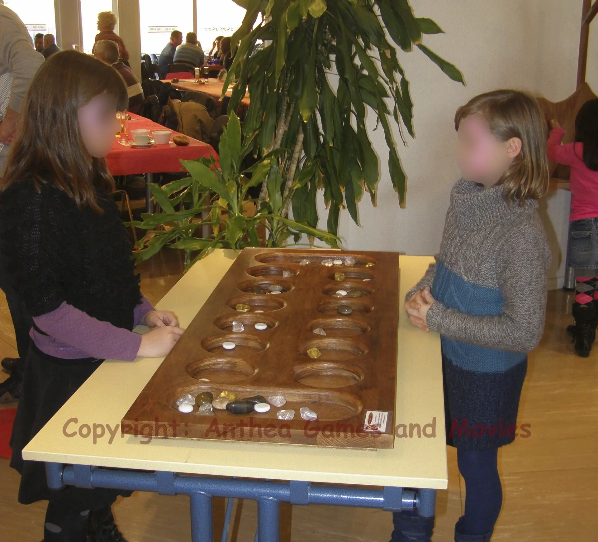 Location du jeu en bois "Awalé"  -  Anthea Games